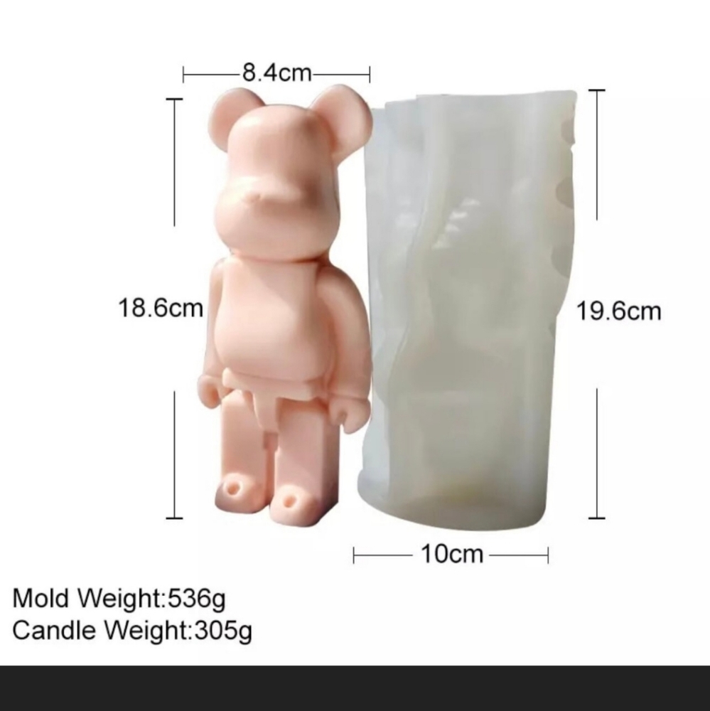BEAR BRICK MOLD - gently used